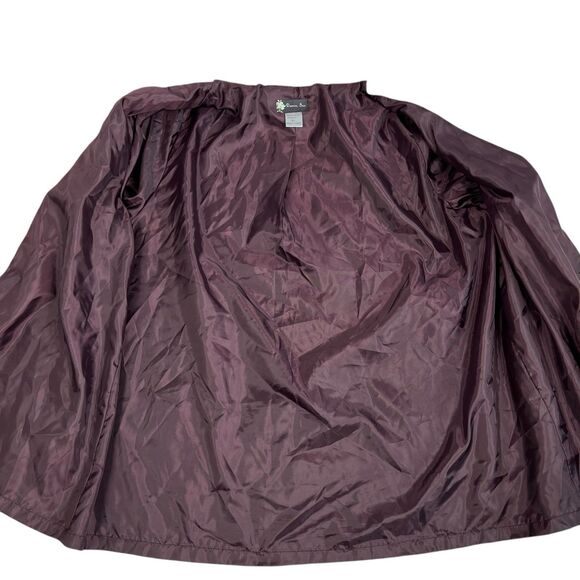 Damee Multicolor Abstract Animal Print Button 3/4 Sleeve Sweater XL Boho Hippie - Picture 10 of 13